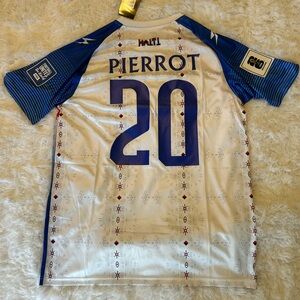 Haiti FIFA Football Unites Blue & White Soccer Jersey